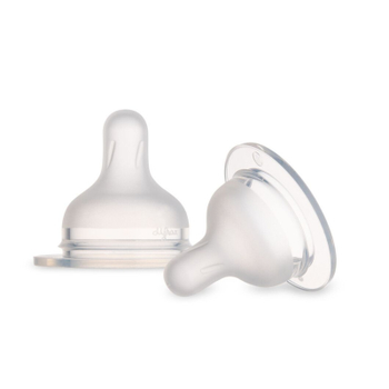 Соска Canpol babies силиконовая к бутылке S-Shape XL (смешанная) 2 шт (59/894)