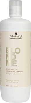 Szampon do włosów blond Schwarzkopf Professional BlondMe Bond Repair Nourishing odżywczy 1000 ml (4067971081700)