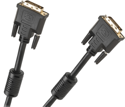 Kabel Cabletech DVI - DVI (24+1) M/M 3 m Black (5901436715245)