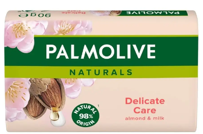 Твёрдое мыло Palmolive миндальное молочко, 90 г
