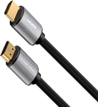 Kabel Kruger&Matz Basic HDMI - HDMI 2.0 4K 15 m Black (5901890033022)