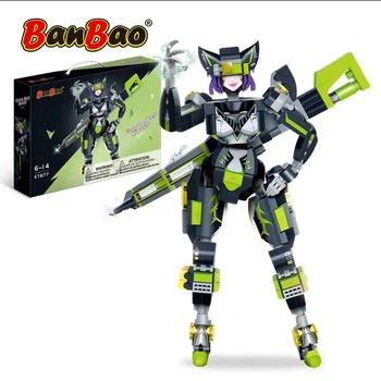 Конструктор Механічні воїни Квін BanBao ET877 Різнокольоровий shop (6974387598778)