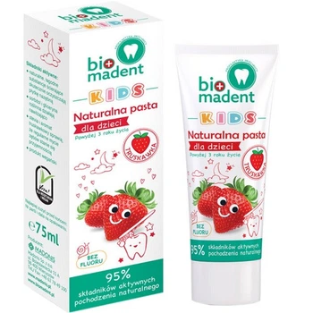Зубная паста для детей Bio Madent Kids Клубника BIO Madent, 100 мл