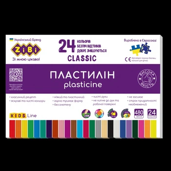 Пластилин ZiBi ZB-6236 24 цвета