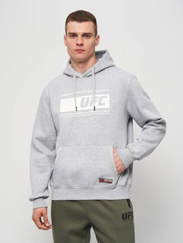 Худі чоловіче UFC UFCYE35058 L Світло-сіре (3609088140140)