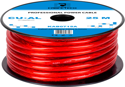 Kabel Peiying 10Ga OD5.5mm CU+AL 25m Red (KAB0715A)