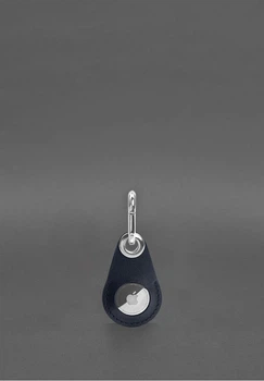 Кожаный чехол для Apple AirTag синий (A-028467)