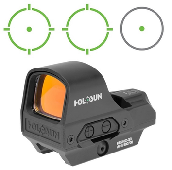 Прицел коллиматорный HOLOSUN HS510C Green Dot Зелёная прицельная марка
