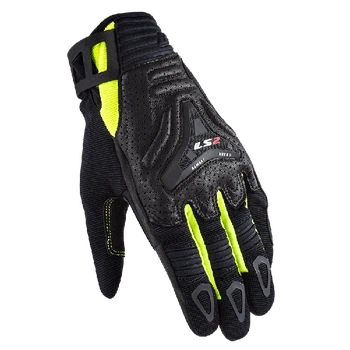 Мотоперчатки LS2 All Terrain Man Gloves Black Hi-Viz Yellow - M