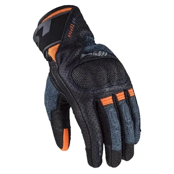 Мотоперчатки LS2 Air Raptor Man Gloves Dark Blue Hi-Vis Orange - S