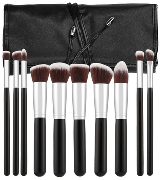 Zestaw pędzli do makijażu Tools For Beauty Mimo + etui 10 szt (5903018900070)