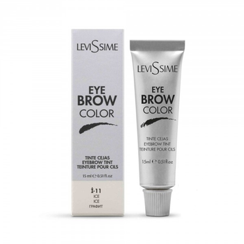 Краска для бровей и ресниц I-11 LeviSsime Eye Brow Color ICE Графит 15мл (8435054646058)