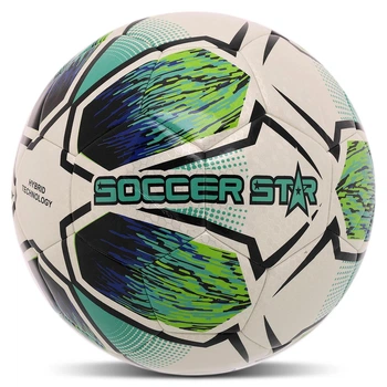 Мяч футбольный размер №5 Soccer Star To-Town Hybrid 4525 White-Green