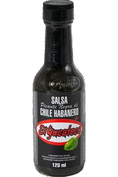 Сальса из хабанеро Negra El Yucateco 120 мл. (7501017660421)