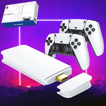 Ігрова приставка Game Stick M15 128 ГБ HDMI 4K Ultra HD з 2 бездротовими джойстиками для телевізора 4K