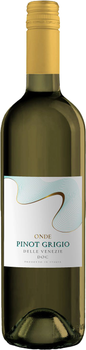 Вино ONDE Pinot Grigio DOC Delle Venezie виноградне натуральне 2024 біле сухе  0.75 л 12% (8000555001851)