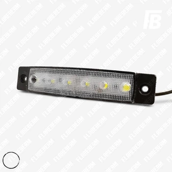 Габаритний вогонь або підсвічування номера світлодіодний (LED) 96 мм * 20 мм SMD 2835*06 прозорий (білий)