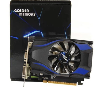 Видеокарта GeForce GT730, Golden Memory, 2Gb GDDR5, 128-bit, VGA/DVI/HDMI, 732/5010 MHz (GT730D52G128BIT)