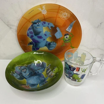 Набор детской столовой посуды 3 предмета Luminarc Monsters University P9261