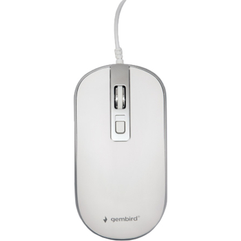 Мышка Gembird MUS-4B-06-WS USB White/Grey (MUS-4B-06-WS)