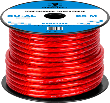Kabel Cabletech 8Ga OD6.7mm CU+AL 25m Red (KAB0714A)