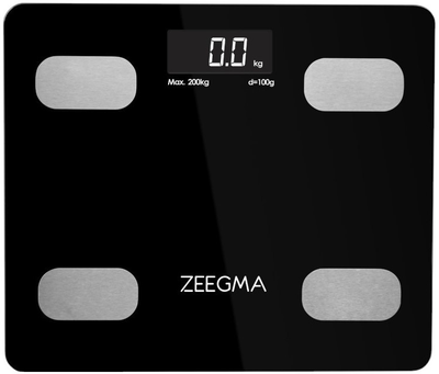 Waga podłogowa Zeegma GEWIT BLACK