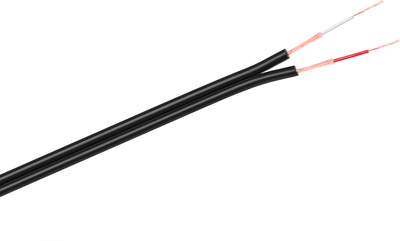 Kabel 2 x RCA 100m Black (5901436707462)