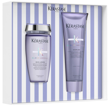 Zestaw do pielęgnacji włosów Kerastase Blond Fondant Spring 25 szampon 250 ml + odżywka 250 ml (3474637275174)