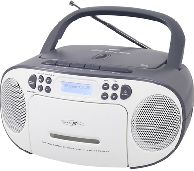 Radioodtwarzacz Reflexion RCR2260DAB Boombox White/Grey (RCR2260DAB/GR)