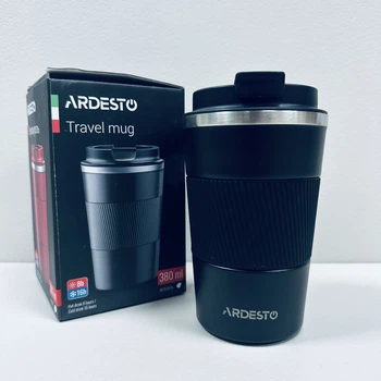 Термочашка з нержавіючої сталі 380 мл Ardesto Urban AR2638MB чорна