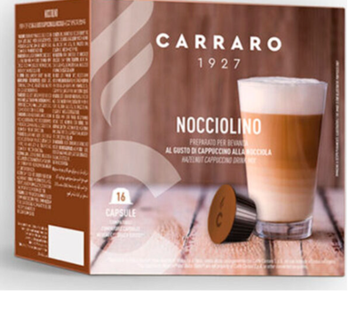 Кава в капсулах Carraro Dolce Gusto Nocciolino 16 капсул