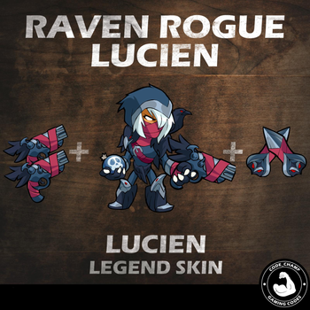 Brawlhalla: Raven Rogue Skin + Lucien Legend (Ключ активации)