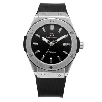 Мужские наручные часы 8107 Silver-Black Forsining 000319756