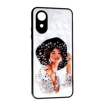 Чехол Prisma Ladies New для Oppo A17k Girl in a hat
