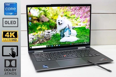 Современный ноутбук-планшет для работы и бизнесса Lenovo ThinkPad X1 YOGA 7 Gen i7-1270P | 32GB RAM | 1TB SSD | 4K OLED TOUCH 14” Б/У