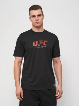 Футболка спортивна довга чоловіча UFC UFCYE35081 M Чорна (3609088140010)