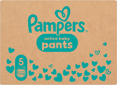 Pieluchomajtki Pampers Active Baby Pants Rozmiar 5 (11-17 kg) 152 szt (8006540068601)