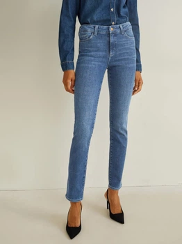 Джинсы Skinny женские C&A 2186711b90 42 Голубые (KC1000000049977)