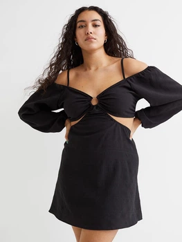 Сарафан женский H&M 1064698001c28 38 Черный (KC1000000050272)