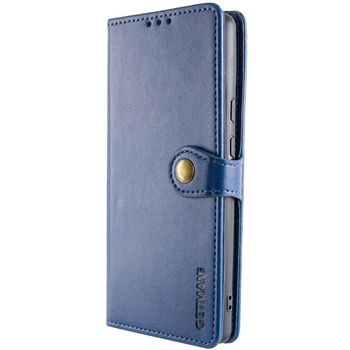 Кожаный чехол-книжка GETMAN Gallant (PU) для Xiaomi Redmi Note 15 4G/5G (EU) Синий