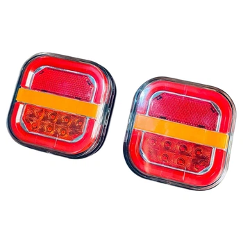 Задний фонарь многофункциональный для легкового прицепа 12-24V Led Leader комплект 2 шт 4764