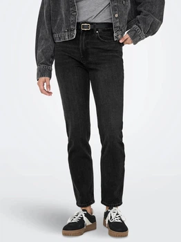 Джинсы Slim Fit женские ONLY 15235780-166 27 Черные (5715206767255)