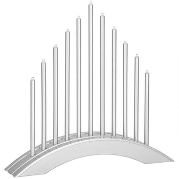 Підсвічник Springos CL0850 LED 11 свічок Срібний (5907719426723)