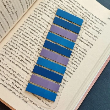 Наклейки закладки, стикеры закладки, наклейки, 3 цвета, 200 штук, пластиковые стикеры для книг. з-184