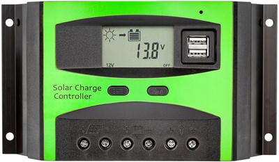 Контролер сонячної панелі Volt Polska SOL PWM 40A 2xUSB (3IPSSOLU40)
