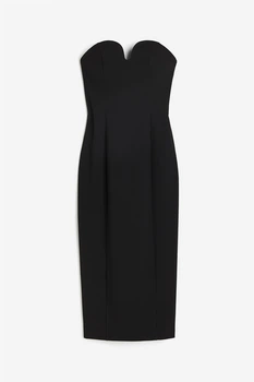 Платье-бандо H&M 271206457 38 Черный