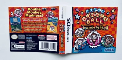 Обложка для игры Super Monkey Ball Touch and Roll - Nintendo DS, Б/У