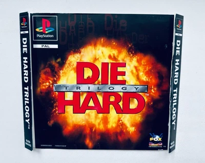 Передня + задня обкладинка для гри SIE Die Hard Trilogy - PS1, Б/В