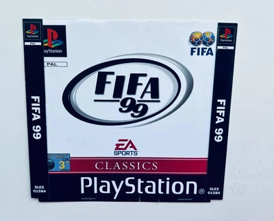Передня + задня обкладинка для гри SIE FIFA 99 EA Sports Classics - PS1, Б/В