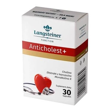 Дієтична Добавка "Антихолестерин+" Langsteiner, 30 капсул